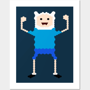 Adventure Time - hexels Finn Posters and Art